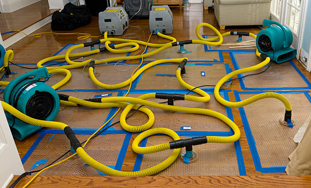 Professional Crawl Space Water Removal technician working in Akron, OH